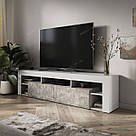 Тумба під ТВ із ДСП Довгий комод під телевізор 200 см Сучасна тумба у вітальню або спальню для телевізора, фото 6