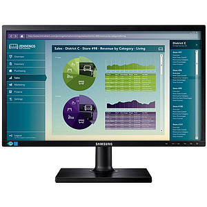 Монітор бв 22" 1680*1050 TN Samsung S22E450BW LED VGA DVI Pivot чорний A Гарантія!