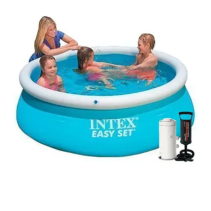 Надувний басейн Intex 28101-3, 183 х 51 см (2 006 л/год, тент, підстилка, насос), фото 1