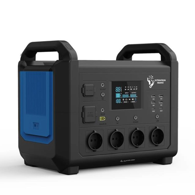 Портативна зарядна станція Ultimatron ULT-1500 Powercube Portable 1500W LED HD, фото 1