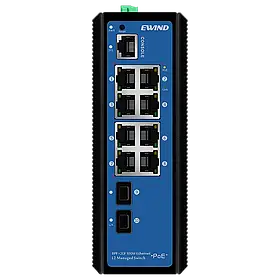 Комутатор 10 портів керований Ewind Ewind EW-PIS2710M-8FE