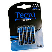 Батарейка Tecro Extra Energy Alkaline AAA/LR03 BL 4 шт.