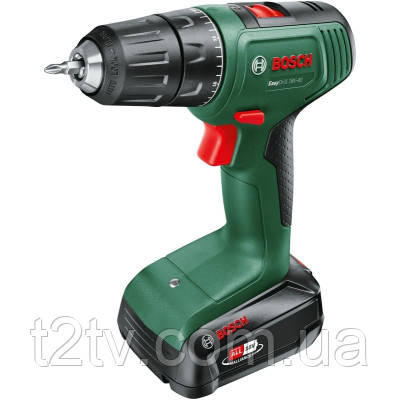 Шуруповерт Bosch EasyImpact 18V-38, 18V, 2Ah, 20-38Нм, 0-430-0-1630об/хв, кейс (0.603.9D8.003), фото 1