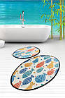 Набір килимків для ванної кімнати Chilai Home Fish Colorful Djt 60x100+50x60см (CH_110024107)