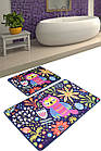 Набір килимків для ванної кімнати Chilai Home Owls Garden Djt 60x100+50x60см (CH_110024118)