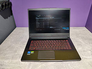 Б/в Ігровий ноутбук MSI GF63 Thin 12VE-1645NEU 15.6" 1920x1080| i5-12450H| 16GB RAM| 480GB SSD| RTX 4050 6GB, фото 1