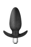 Анальна пробка з вібрацією 3 в 1 BLUSH SPARK THROTTLE AV-01 CARBON FIBER