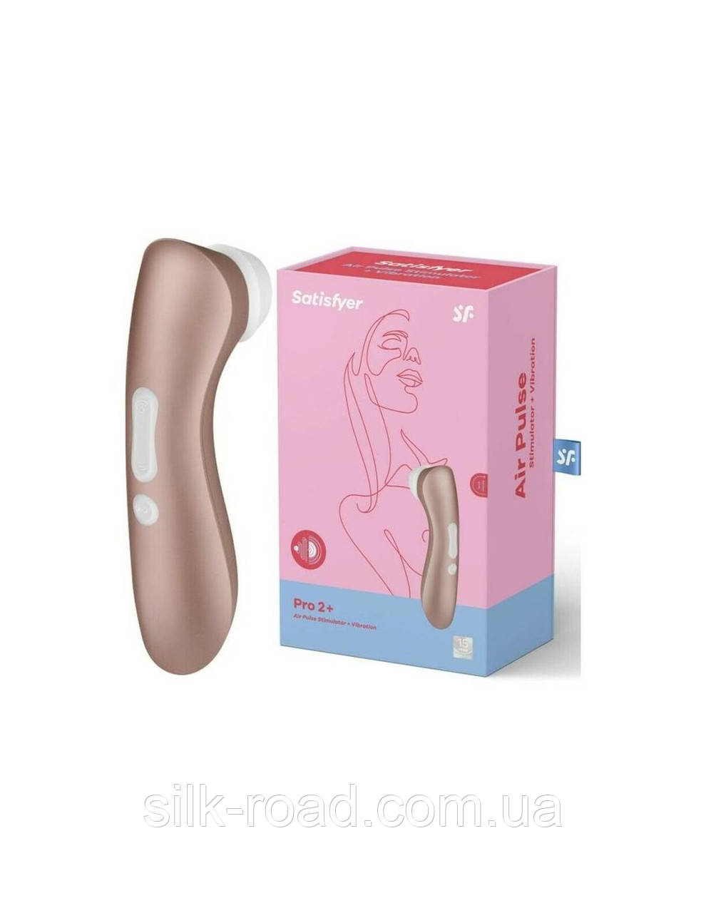 Стимулятор Satisfyer Pro 2+ (повітряно-імпульсний стимулятор + вібрація)