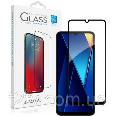 Скло захисне ACCLAB Full Glue Xiaomi Poco C65 Black (1283126583636), фото 1