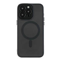 Чохол TPU+PC Magnetic Matte Camera Lens with Magsafe для iPhone 12 Pro Max Колір Black lamp