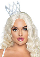 Корона Leg Avenue Faux зі стразами, срібляста