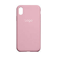 Чохол Silicone Case Full Size (AA) для iPhone Xr Колір 02.Apricot lamp Синій Світло-рожевий