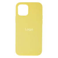 Чохол Silicone Case Full Size (AA) для iPhone 12/12 Pro Колір 60.Crem Yellow lamp