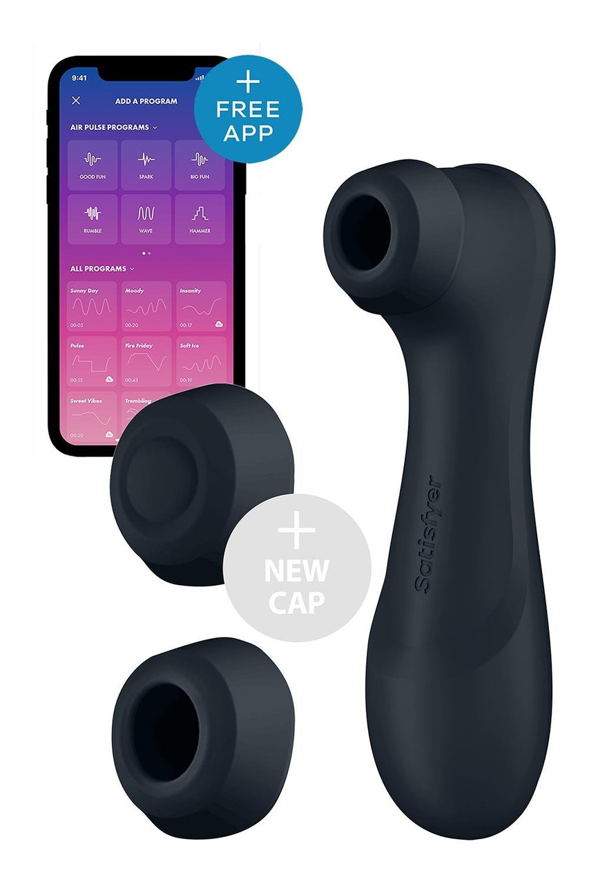 Смарт-вібратор із ефектом пульсації Satisfyer Pro 2 Generation 3 чорний, фото 1