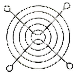 Решітка для вентилятора 80x80 метал FG-08 (нікельована) /TOYON