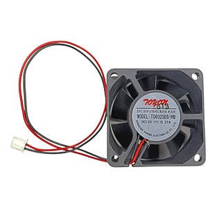 Вентилятор 60x60x25мм 12V 0.21 A TD6025DS-HB (2pin) /TOYON