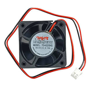 Вентилятор 40x40x20мм 12V 0.15 A TD4020HS (2pin) /TOYON
