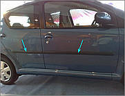 Молдинги на двері для Toyota Aygo 5-дверн. 2005-2014