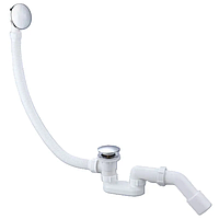 Сифон для ванни Koer BD-03-01 1 1/2'' автомат СLICK-СLACK з переливом, без ревізії (KR5441)