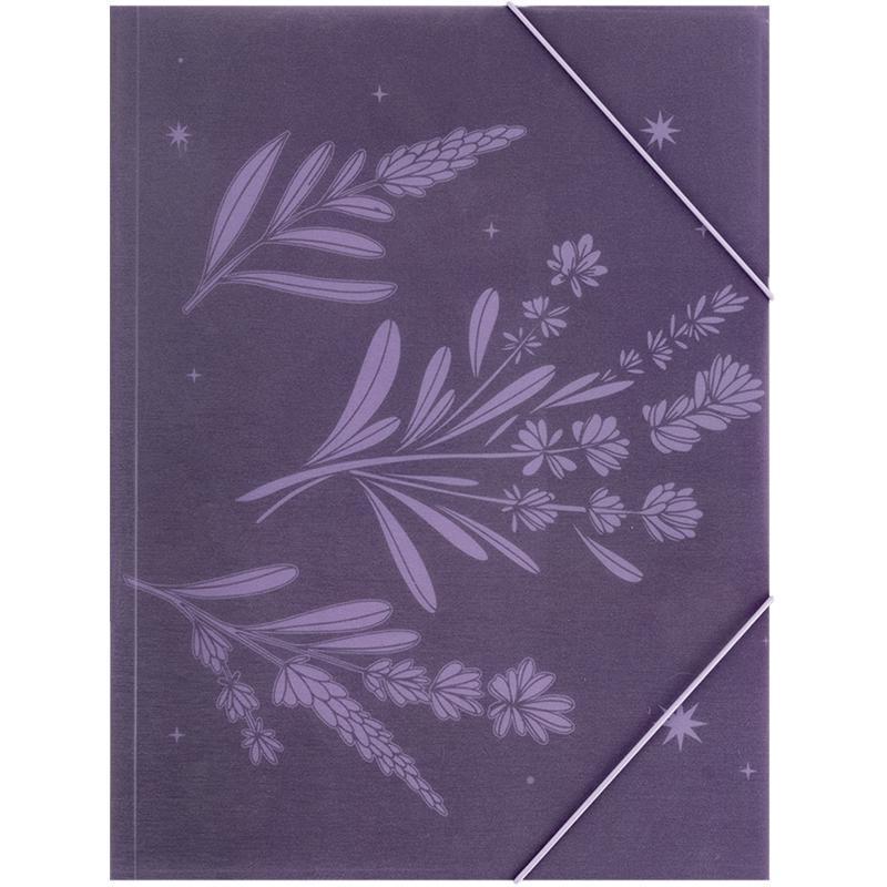 Папка на гумках А4+ Axent Lavender-1 1509-36-A