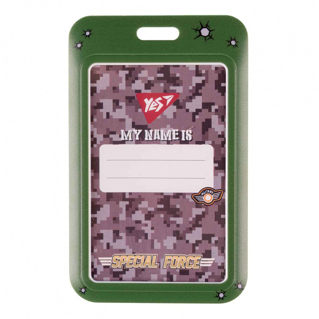 Бейдж-слайдер вертикальний Yes Military 940318