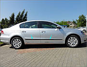 Молдинги на двері Volkswagen для Passat B7 4dr sedan 2010-2015