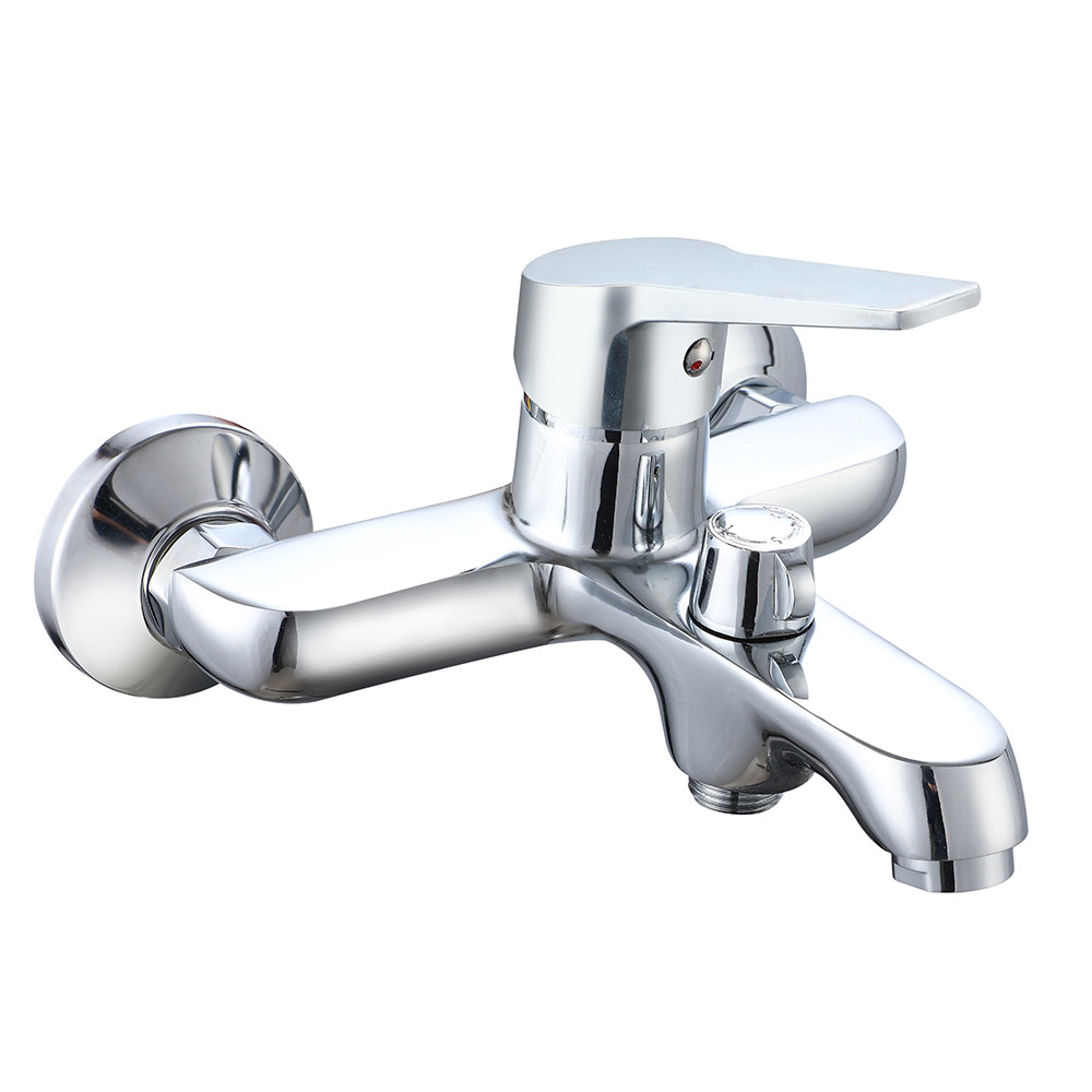 Змішувач для ванни WEZER VRL314-02 з коротким виливом, Ø35, хром, фото 1