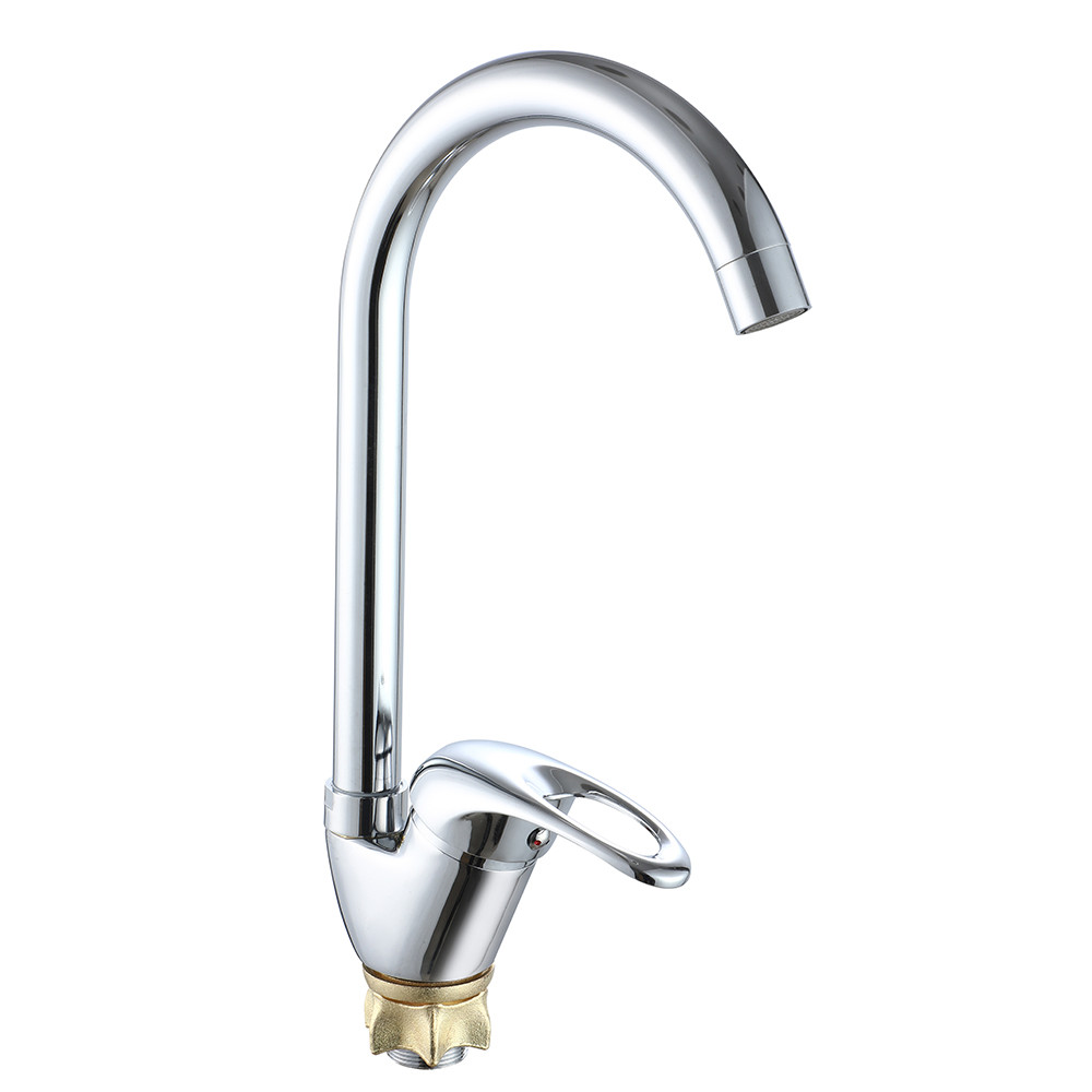 Змішувач для кухні WEZER VRL422-13 з поворотним виливом, Ø40, хром, фото 1