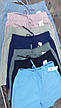 Шорти жіночі з легкої тканини у блакитному кольорі розміри 48-52, фото 7