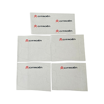 Захисні плівка під ручки на ручки авто з логотипом Citroën, захист від подряпин