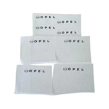 Захисні плівка під ручки на ручки авто з логотипом Opel, захист від подряпин