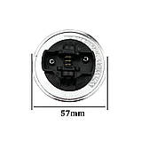 Емблема капота Mercedes-Benz хром+синій d=57мм (пружинне кріплення) OEM 2048170616, фото 2