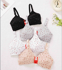 Бюстгальтер C&Y квіти чашка C Бежевий