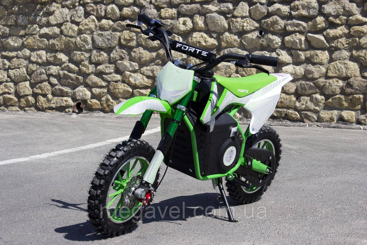 Електромотоцикл FORTE PB1000E зелений, фото 1