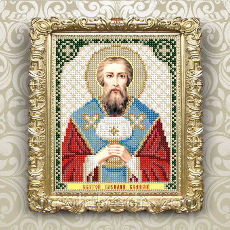 Схема для вишивки бісером Святий Василь, фото 1