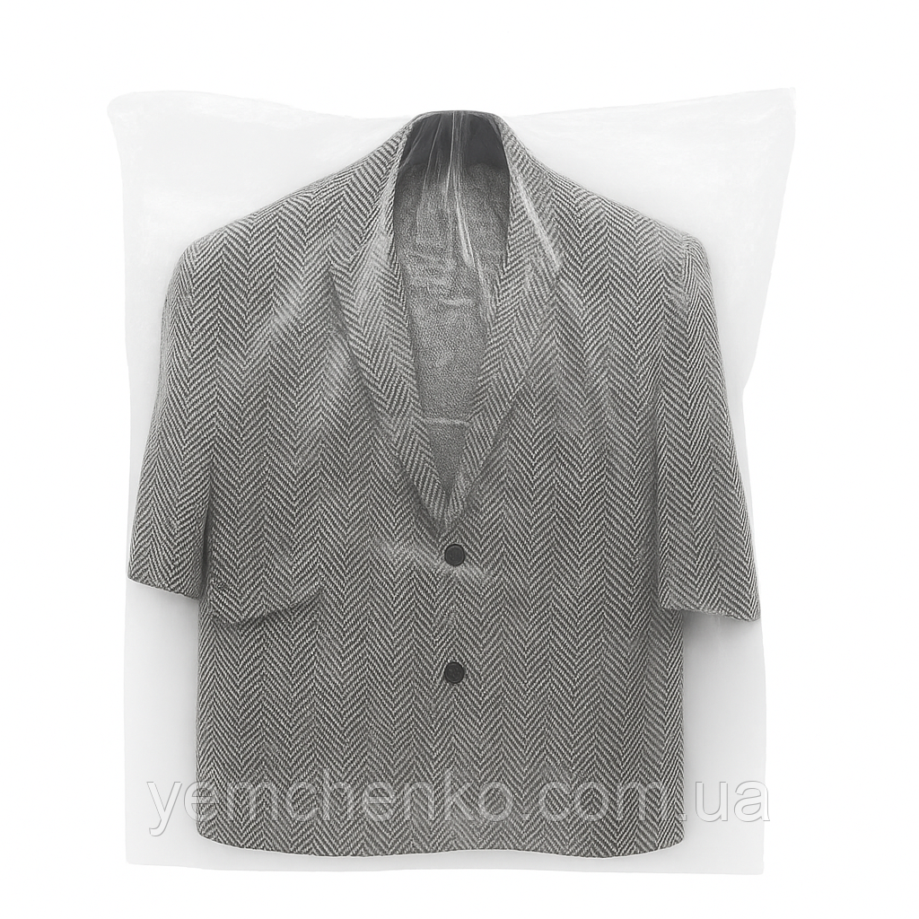 Чохли поліетиленові 650*1100 мм (15мкм) для одягу, фото 1