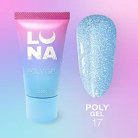Полігель для нарощування LunaMoon Poly Gel №17, 30 мл