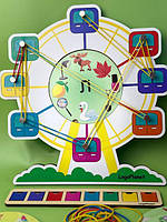 Кольорове колесо слів