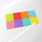 Масажний килимок пазли, 8 елементів, 25х25см / Килимок пазл / Ортопедичний килимок для дітей, фото 7