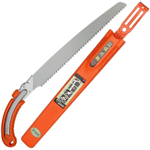 Пила садова ручна з чохлом для носіння на поясі Оранжева, фото 1