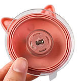 Іграшка для кота на присосковій чашці з пірям рожевим, фото 4