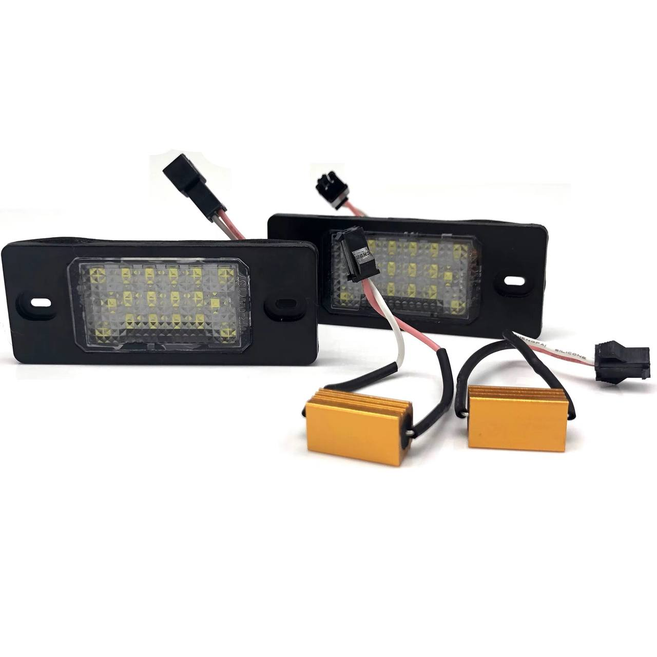 Led підсвітка номера Volkswagen Touareg, Tiguan, Golf 4/5, Passat B5, Bora (комплект 2шт)