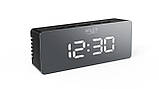 Будильник світлодіодний LED годинник Adler AD 1189 з термометром USB живлення 3 режими сигналу, фото 3