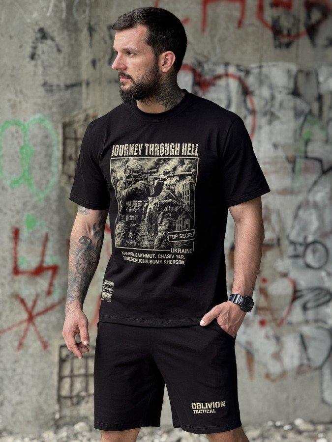 Хлопковий мілітарі костюм OBLIVION Top secret black ПП7752, фото 1