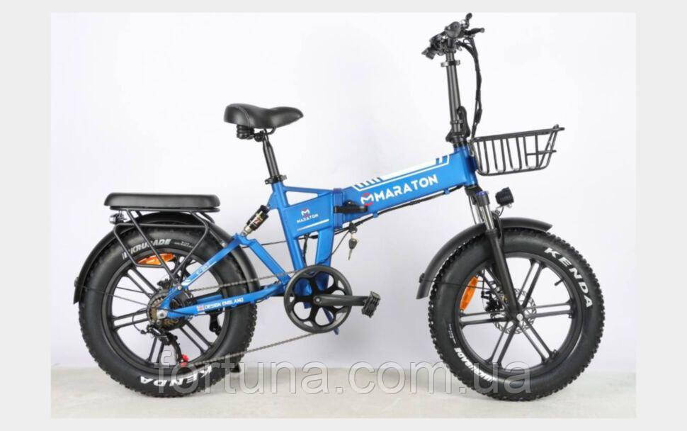 Складаний електровелосипед Fatbike Maraton Trigo 20" (1200W 48V 24Ah)