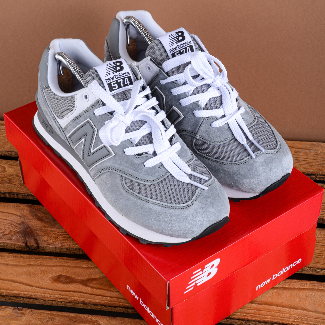 Кросівки New Balance 574 сірий колір, фото 1