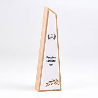 Відзнака з дерева та пластику 70х240х40 мм