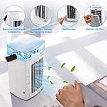 Повітряний охолоджувач міні-кондиціонер YISSVIC СF-002T з RGB підсвіткою, фото 2