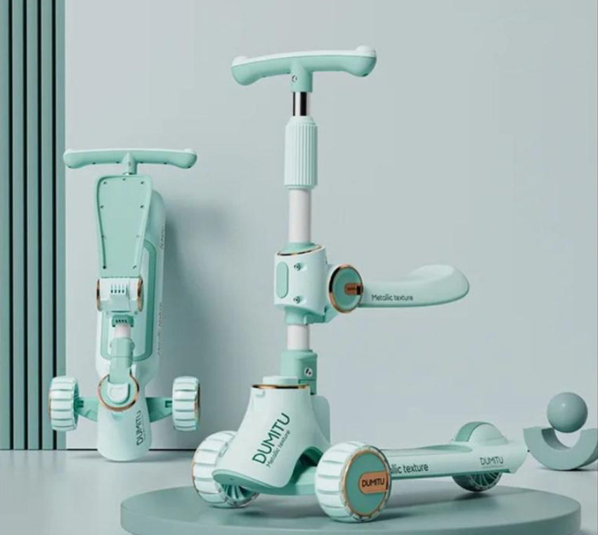 Дитячий самокат-толкар Domitu T008-1, фото 1