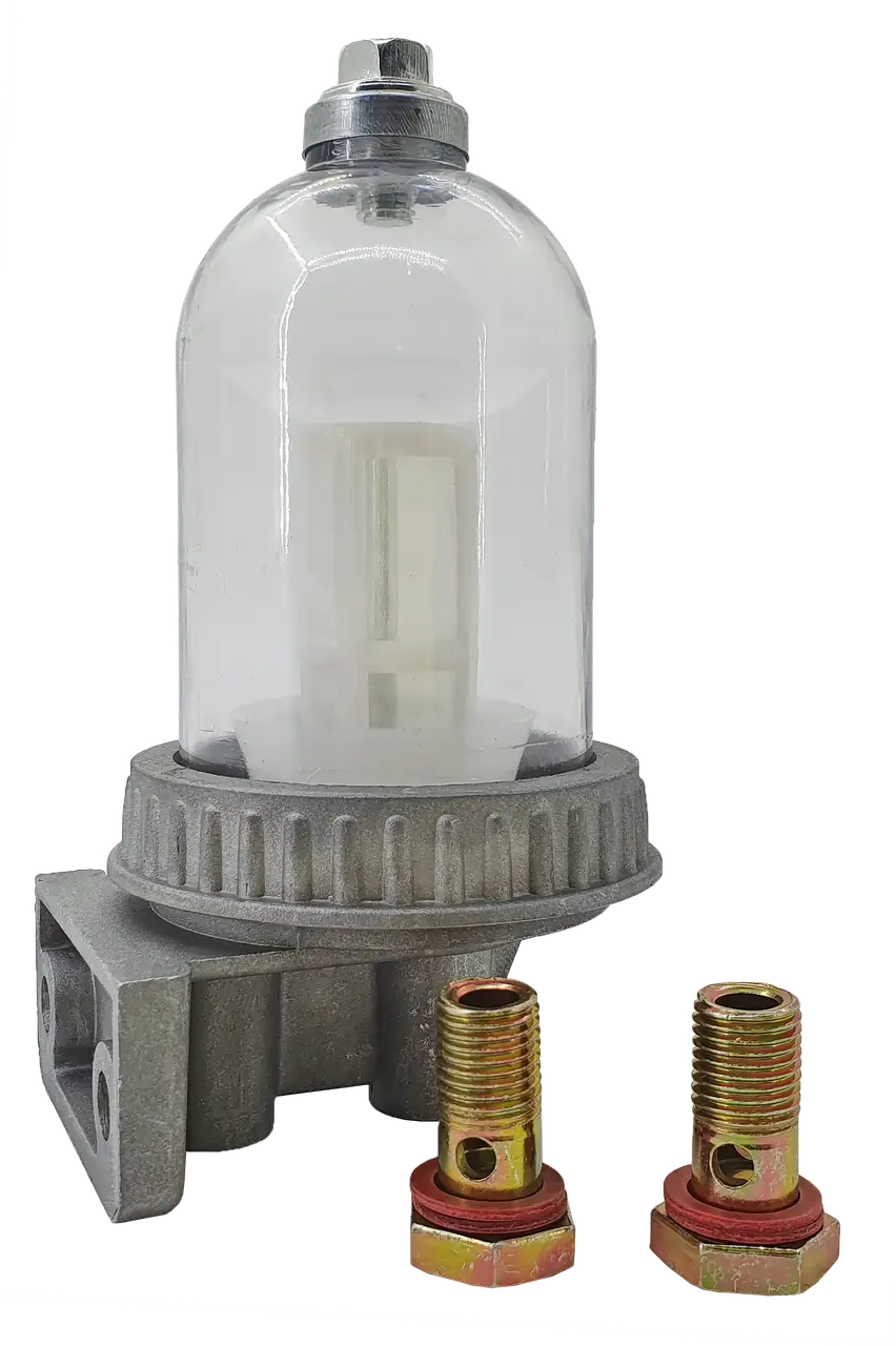 Фільтр колба паливного грубого очищення МТЗ прозорий у зборі, фото 1